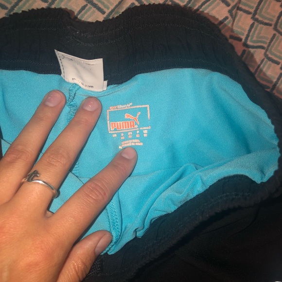 Black puma athletic shorts - Picture 2 of 2
